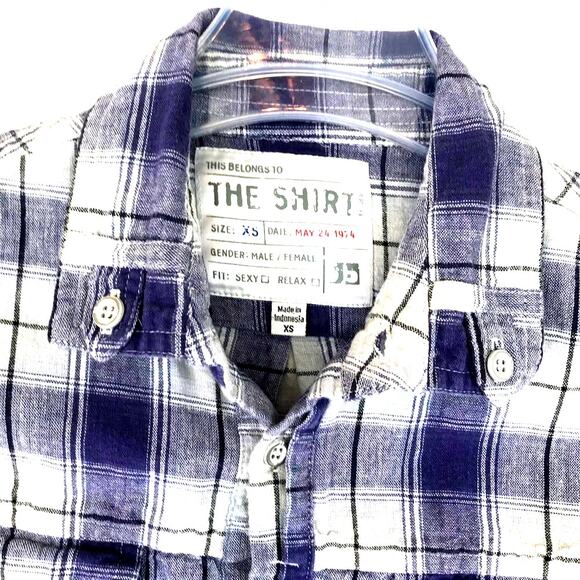 The Shirt Relaxed Sexy Linen/Cotton Button Down Shirt XS - Picture 2 of 4